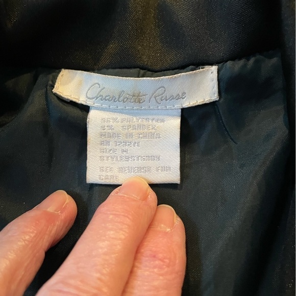 Women’s charlotte Russo satin crop blazer - Picture 6 of 6